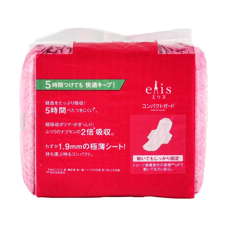 Compact Feminine Period Pads with Wings, Size2 /9.06 inch, 23ct 5