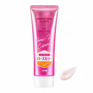 OMI メントーム ザ サン トーンアップ UVエッセンス #ローズ、SPF50+ PA++++、フローラルリボンの香り、80g