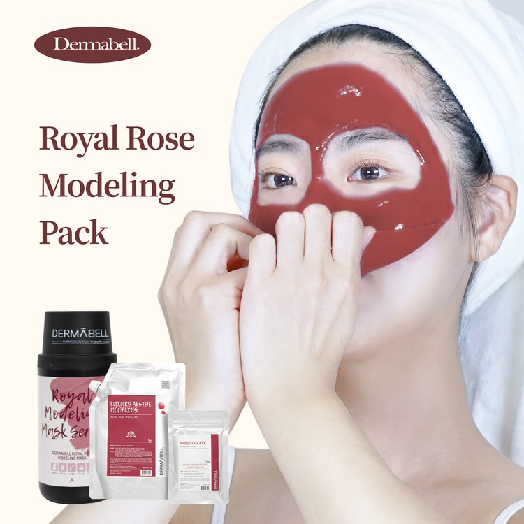 パック・フェイスマスク Dermabell LUXEGLOW CREAM &MELTING MASK Royal Modeling Mask Travel 165g - Yami.com