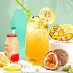 集良木 金桔百香果茶 10 袋独立小包 120g 维C美白 办公 追剧喝 冻干无碎茶花果茶【养生茶】