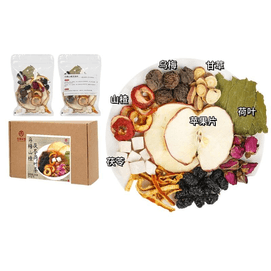 Xinglin Caotang Ume Hawthorn Poria And Lotus Leaf Tea 8 Packs * 1 Box