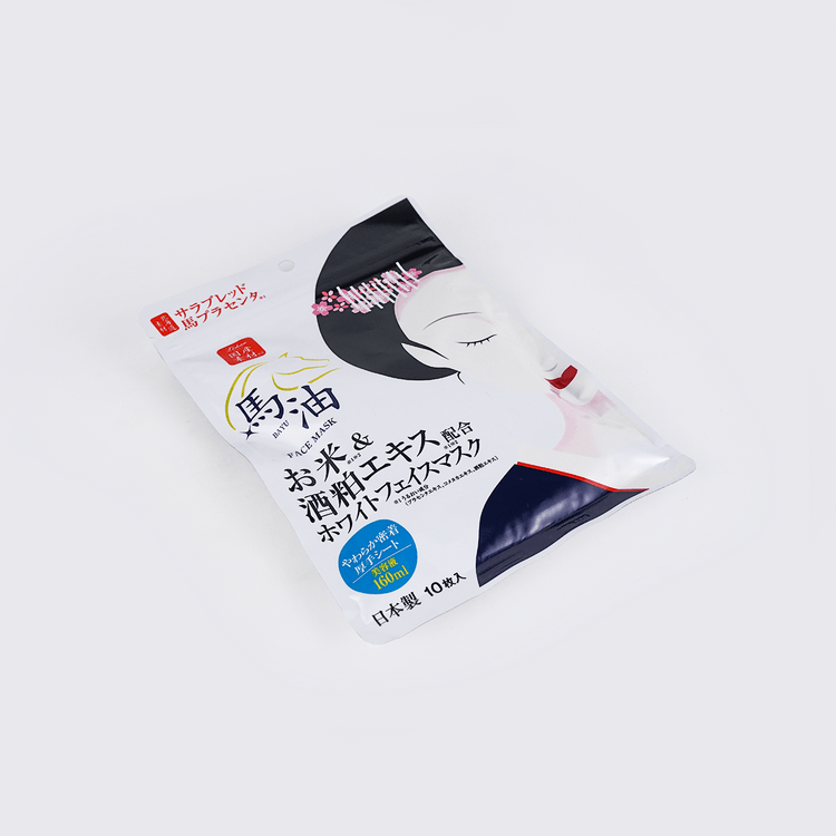 LISHAN 馬油ブライトニングフェイスマスク 10枚入 - Yami