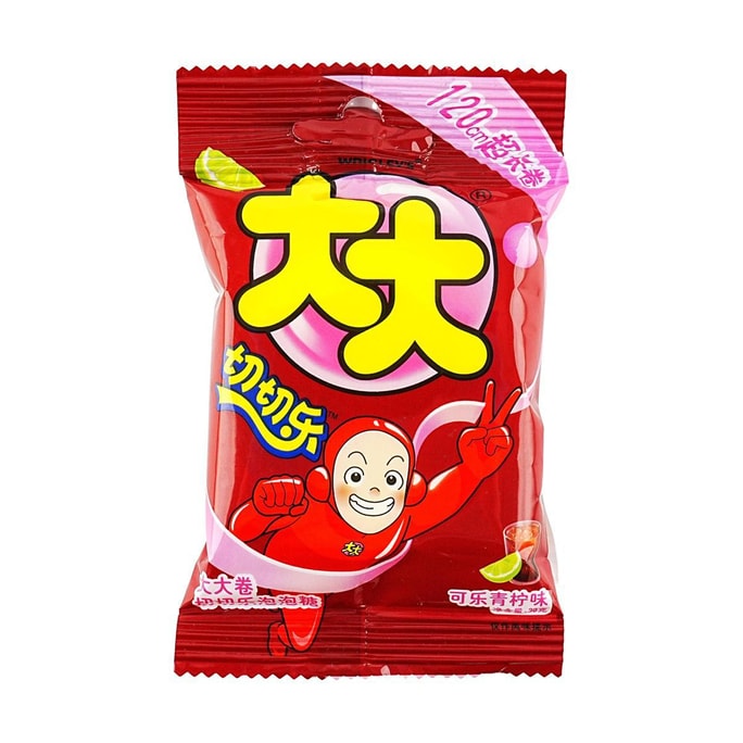 大 大卷切切樂泡泡糖口香糖 可樂青檸味 30g【童年回憶】