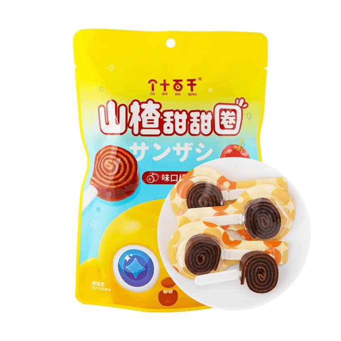 个十百千 山楂甜甜圈 开胃蜜饯 原味108g