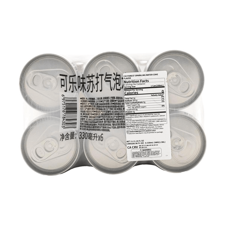 元氣森林 可樂味蘇打氣泡水飲料 330ml*6罐【0糖0脂0卡】 5