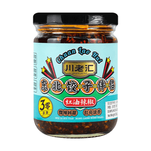 川老汇 东北饺子伴侣 红油辣椒 拌面拌菜蘸料 200g