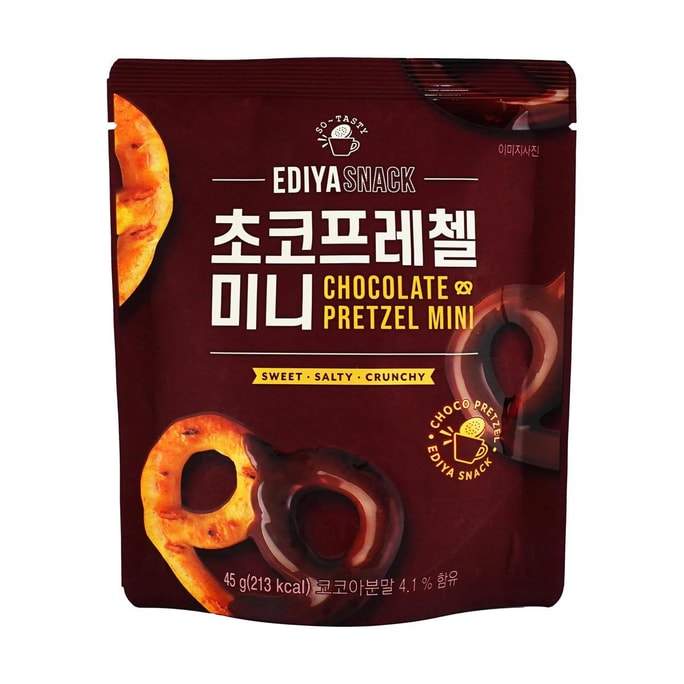 Mini Chocolate Pretzel Crunchy 1.58 oz【Korea Trendy】