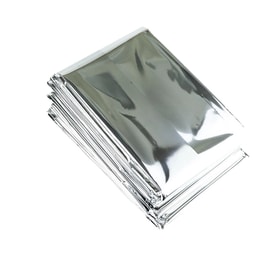 Thermal Blanket 210*130 Emergency Survival Blanket Sun Protection Blanket Double Sided Silver 3 Pieces