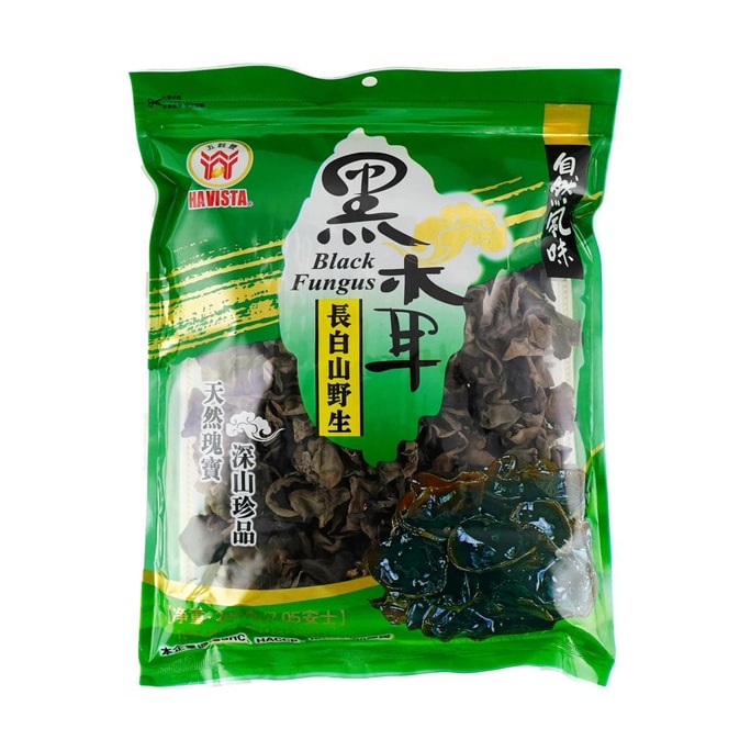 五谷丰 长白山野生黑木耳 东北木耳  200g