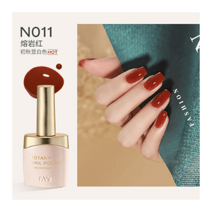 Nail Polish Glue #N011 Lava Red 15g Special For Plant Glue Nail Salons Need To Shine LED Lights For A Minute