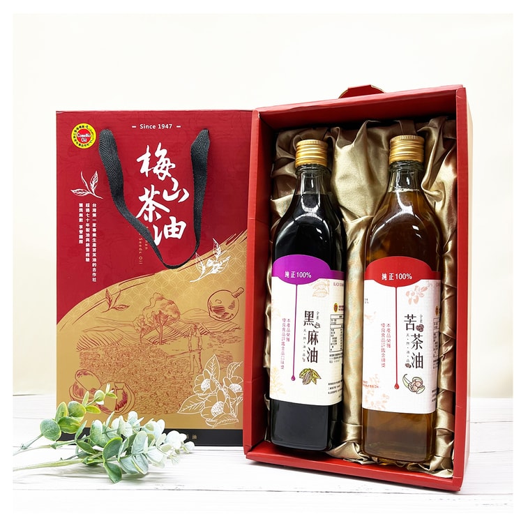 Gift Box (Camellia Oil*1 + Black Sesame Oil*1) 1 Set 4