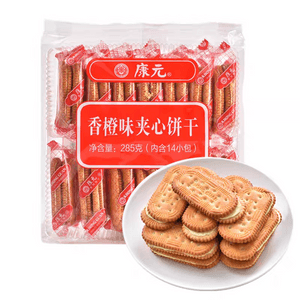 New Year Sale Orange-flavored filled biscuits 285g*1 pack
