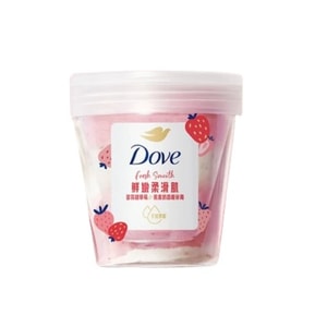 Fruit Milk Double Color Scrub Cream Gentle Exfoliating Acid Gentle Nourishing and Moisturizing [Strawberry] Smooth and Transparent 250g
