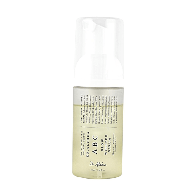 ABC Glow Whipped Serum, Lightweight Hydrating & Radiance Boosting Face Serum, Makeup-Prep Moisturizing, 100ml