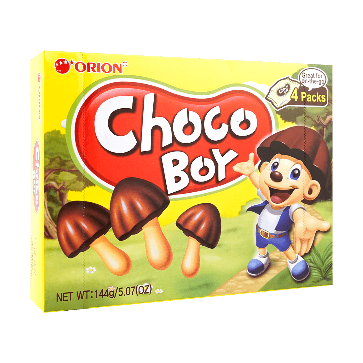 韩国orion好丽友蘑古力巧克力小饼干144g怎么样