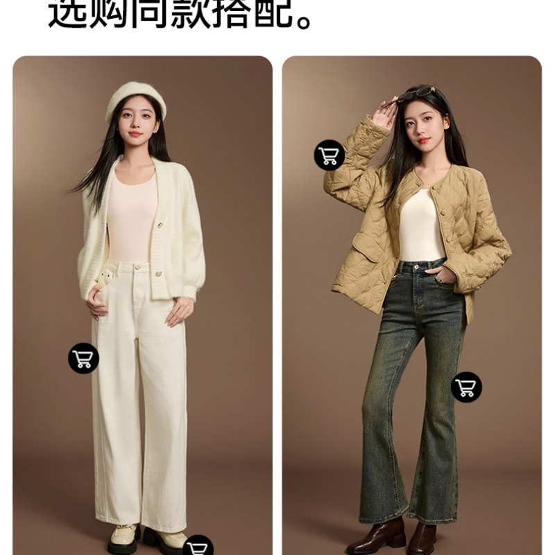 Women's Winter Satin-Finish Couple's Tank Top Set Simple, Slim-Fit, Warm Top Soft Round Neck Base Layer Women's L Size Black + Black Two-Piece Set