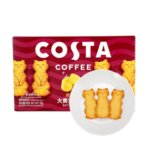COSTA 大黄油猫酪饼干 黄油原味 60g【超可爱猫咪形状】【网红爆款】