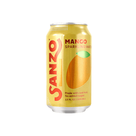 【有机超市爆款】美国SANZO 芒果味气泡水 355ml