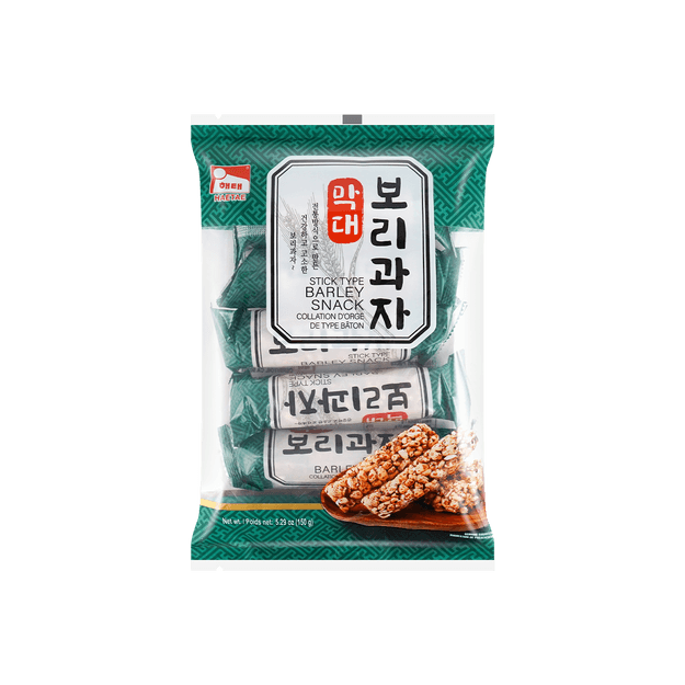 商品详情 - 【新品首发】韩国海太大麦谷物棒 150g - image  0