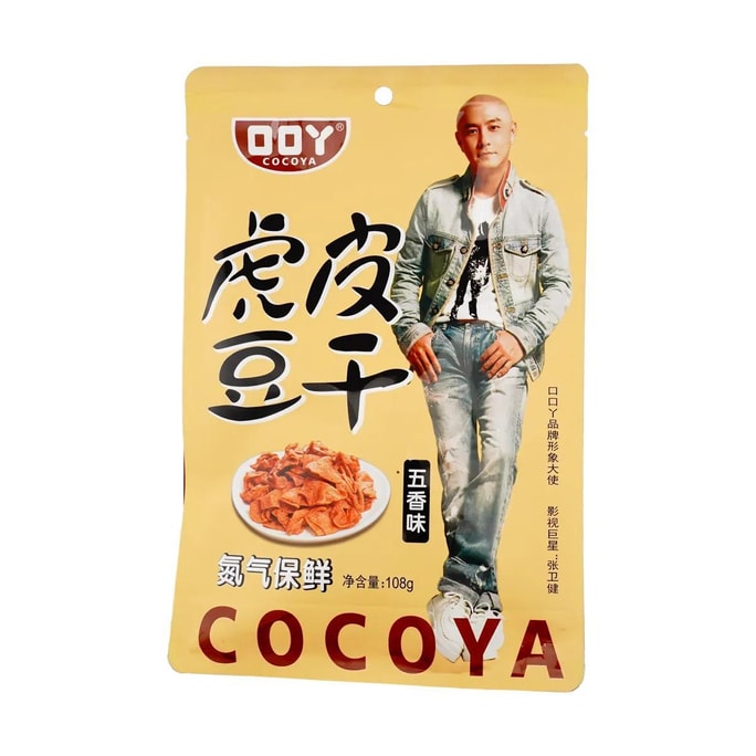 口口丫 虎皮豆乾 豆腐乾 五香 108g