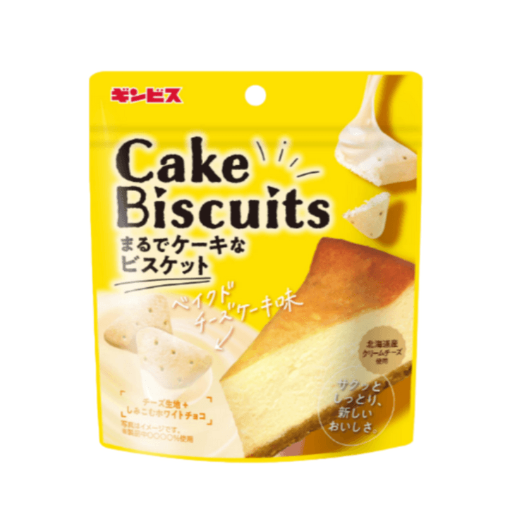 GINBIS Cake-like Biscuits - Baked Cheesecake Flavor 50g - Yami.com