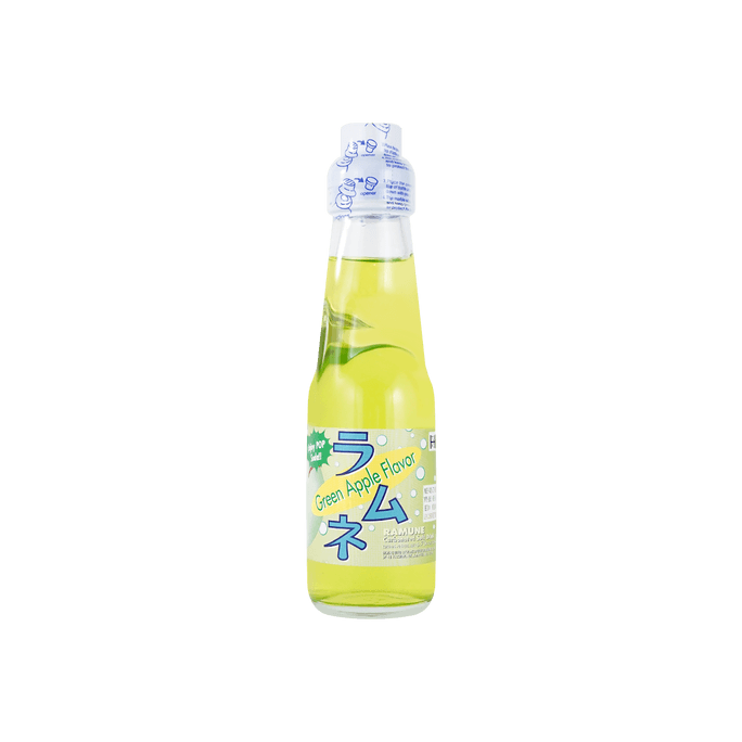 日本Fuji Soda 青苹果 弹珠汽水 200ml