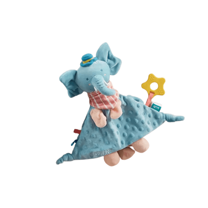 Baby soothing doll soothing towel can be entrance to sleep Little Elephant Rock