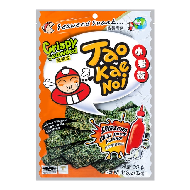 Crispy Seaweed Sriracha Chilli Sauce Flavor 32g