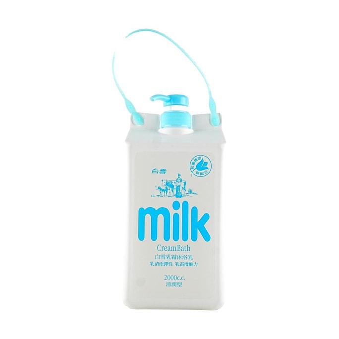 白雪 乳霜沐浴乳 清潤型 2000ml 天然精油 滋潤潔淨