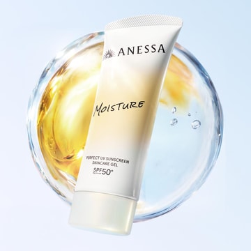 Anessa Moisture Perfect UV Sunscreen Skincare Gel, SPF50+ PA++++, 1.41 oz.
