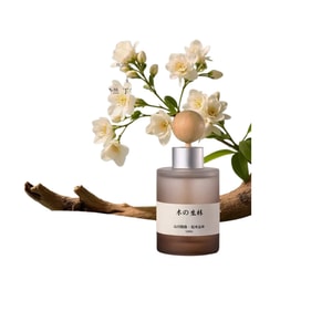 【Moon Hides in Garden of Gardenias】Car Diffuser 120ml Fragrance Perfume Orange Blossom Gardenia Lily of Valley Jasmine Cedarwood Plant Essential Oil Odor Stain Remover for Kitchen Living Room Bathroom