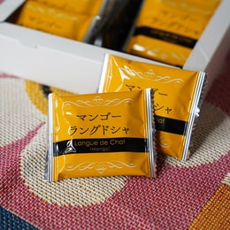 日本NIKKO日光 蓝朵夏法式猫舌饼干礼盒 巧克力夹心曲奇饼干 芒果味 10枚装 90g【点心伴手礼】