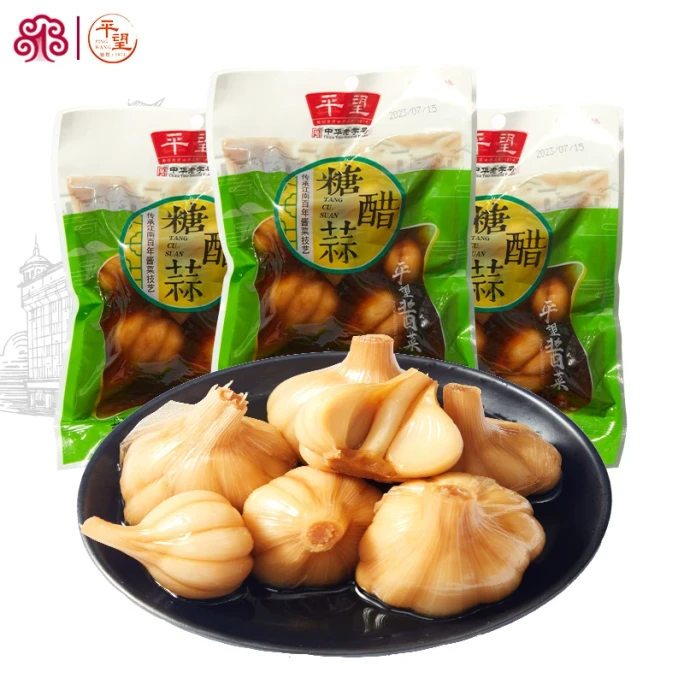 [중국 직송] 평왕 탕수 마늘죽, 수저우 달콤하고 바삭한 아침 식사 200g*1팩