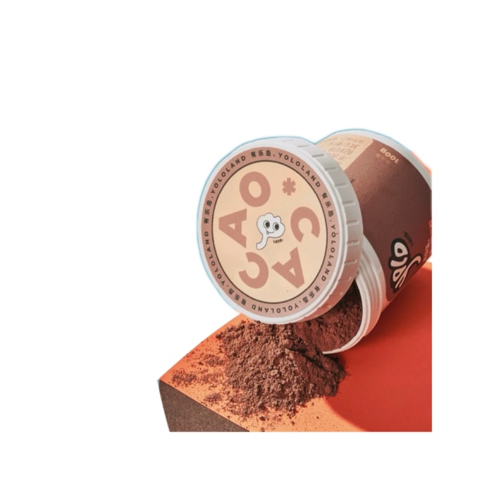 【中国直送】玉涛道 / 天然低脂肪ココアパウダー、アルカリ化されていない生ココアパウダー、カカオ天然低脂肪ココアパウダー、100g*1本