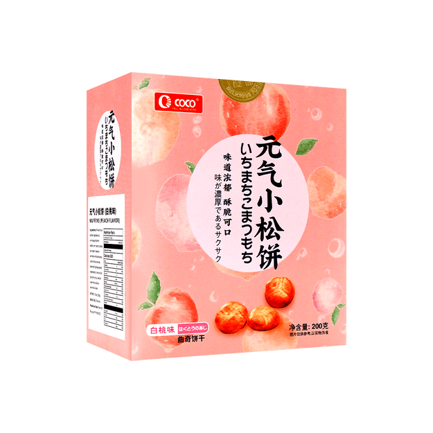 商品详情 - coco 元气小松饼 白桃味 - image  0