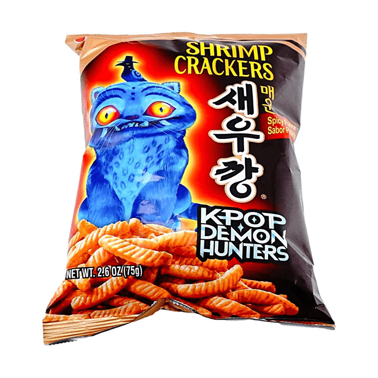 Hot & Spicy Shrimp Crackers, Light & Crispy Seafood Snack, 2.6 oz [ Blackpink Jennie's Pick ] 10