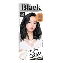 Hello Bubble Cream Hair Color Blackpink New Color #1B Mystic Black 1pcs