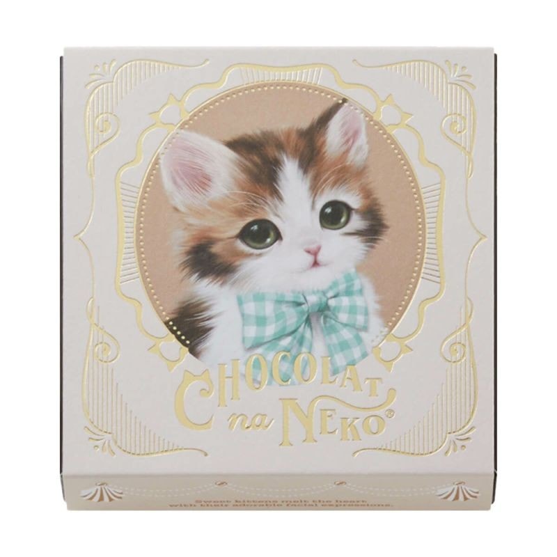 【日本直邮】 日本 摩洛索夫 期间限定 喵不可言 牛奶小猫巧克力礼盒 6粒装