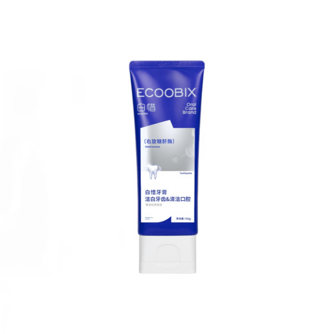 【中国直邮】白惜 香氛牙膏 亮白持久留香清新口气氨基酸焕白低氟护龈抗糖美白 莓语初茶 100g