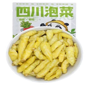 Ancient Shu Flavor Pickled Millet Chili, Homemade Sauce Pickles 350g/1 Bag