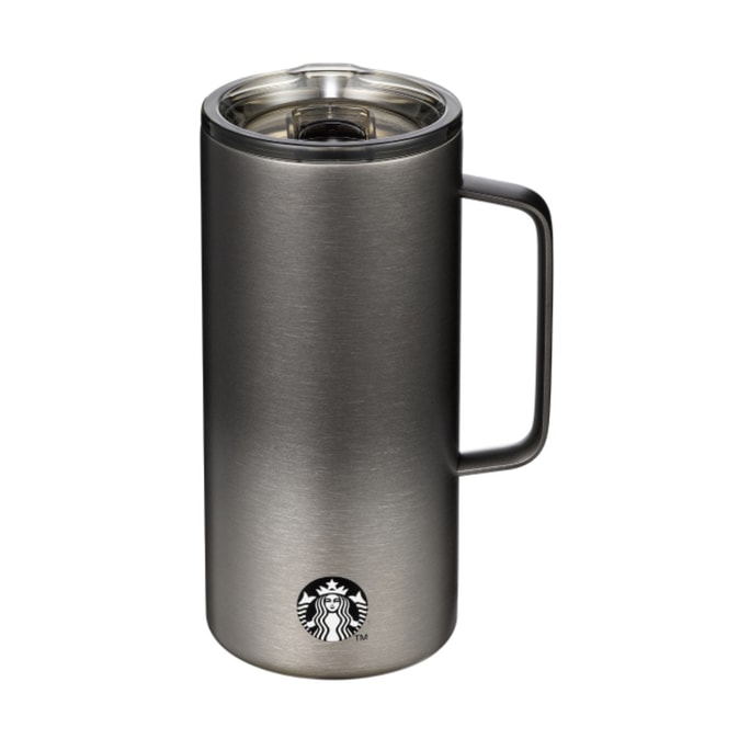 【韩国直邮】 韩国 韩国 STARBUCKS 星巴克 星巴克 SS 黑色坦克保温杯 503 mL