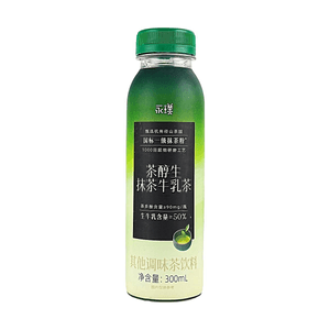 Tea-Infused Matcha  Latte Milk Tea, 10.15 fl oz【Made with Grade 1 Matcha Powder】【Rich in Tea Polyphenols】