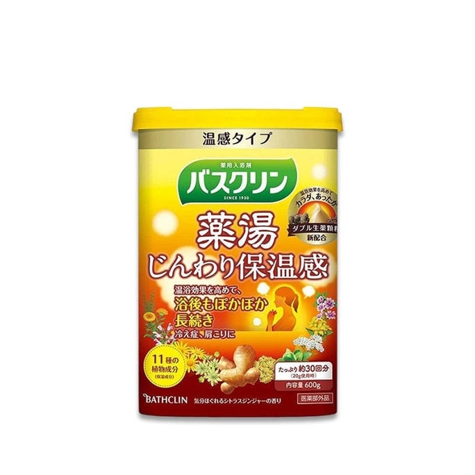 【日本直送品】バスクリン 生姜菊の湯 入浴剤 600g
