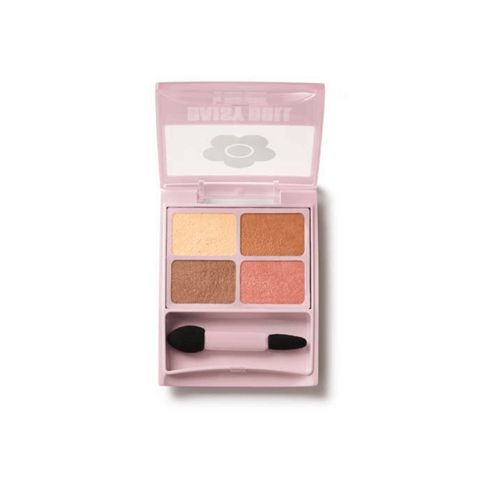 Eye Color Palette 4-Color Shimmer Eyeshadow #Warm Brown BR-02