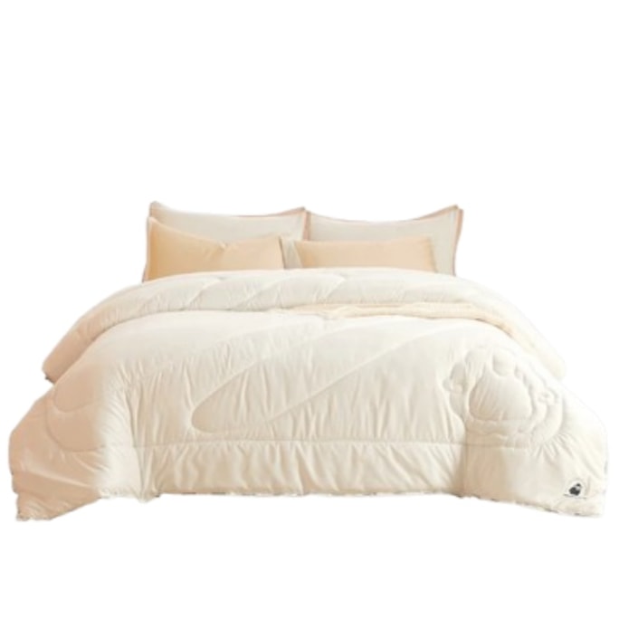 Australian Imported Wool Quilt With Antibacterial Properties - Spring-autumn Quilt Core For Dormitory, Thick And Warm Bedding Set, 150cm * 210cm, All-weather Quilt. Children's Brand, 1 Set.