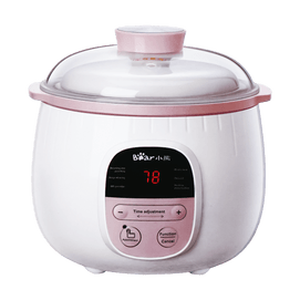 BEAR小熊 迷你陶瓷电炖锅 隔水炖锅 燕窝炖盅 婴儿辅食锅 800ml DDZ-B08C2