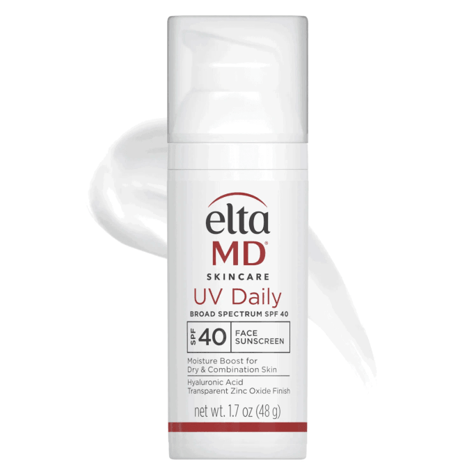 美國 EltaMD 安妍科 UV Daily 礦物防曬乳 SPF 40 1.7盎司：水潤清爽，臉部身體適用