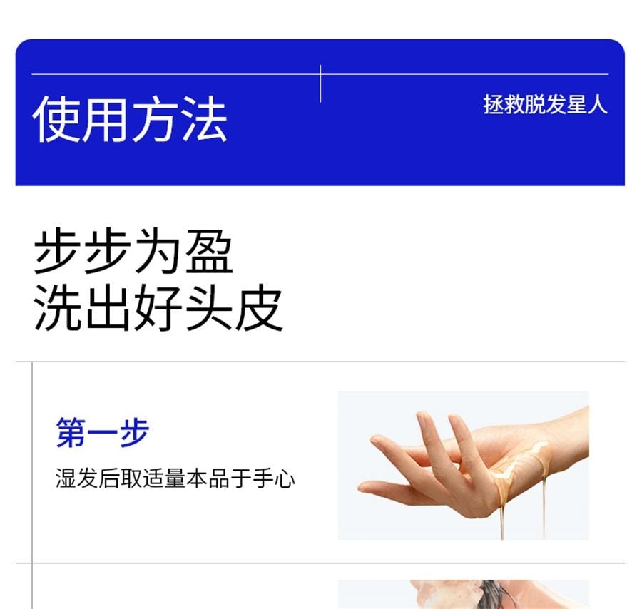 Anti-hair loss, Anti-breakage and Hair Stabilization shampoo, 500ml per bottle