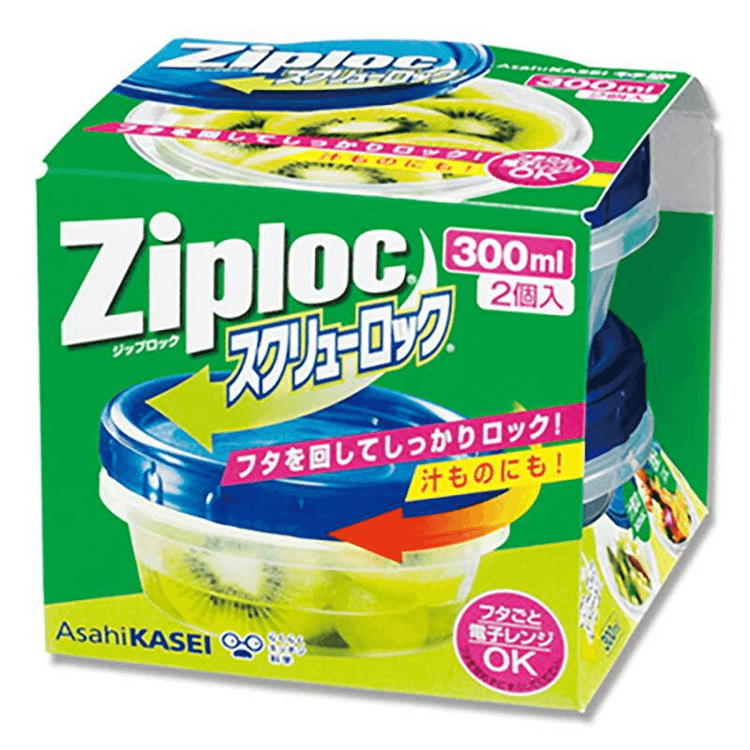日本直送】旭化成 再封可能袋（2枚組） - 冷凍から電子レンジ加熱まで
