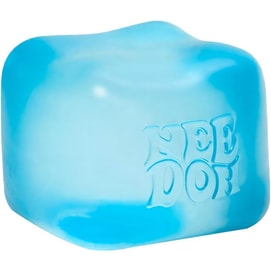 NeeDoh Ice Cube Squishy Toy, Blue Creative Stress Relief Fidget Squeeze Toy, 1 Pack